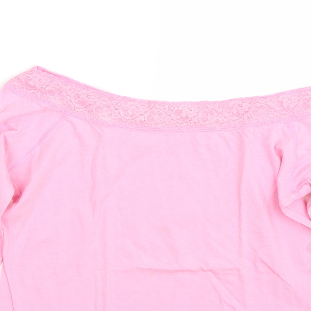 Ap  Womens Pink   Basic T-Shirt Size 2