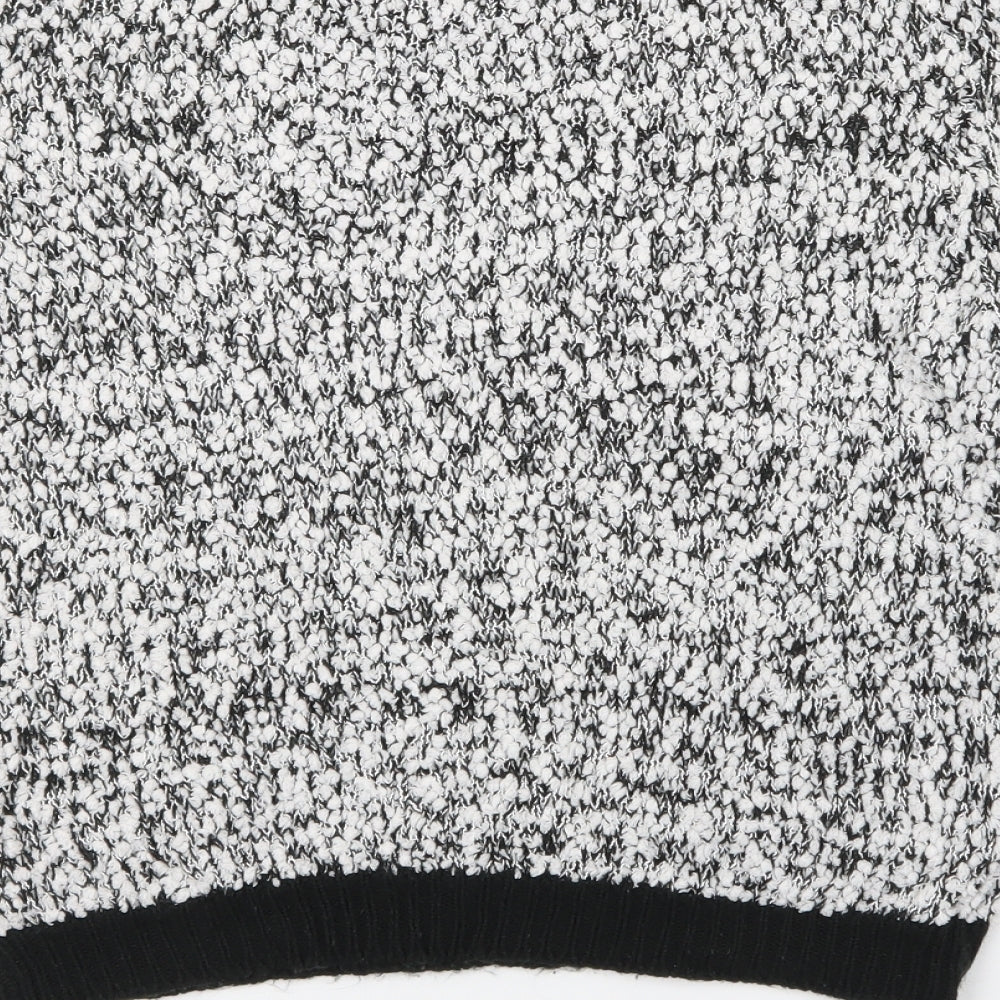 Terranova Womens White  Knit Pullover Jumper Size S