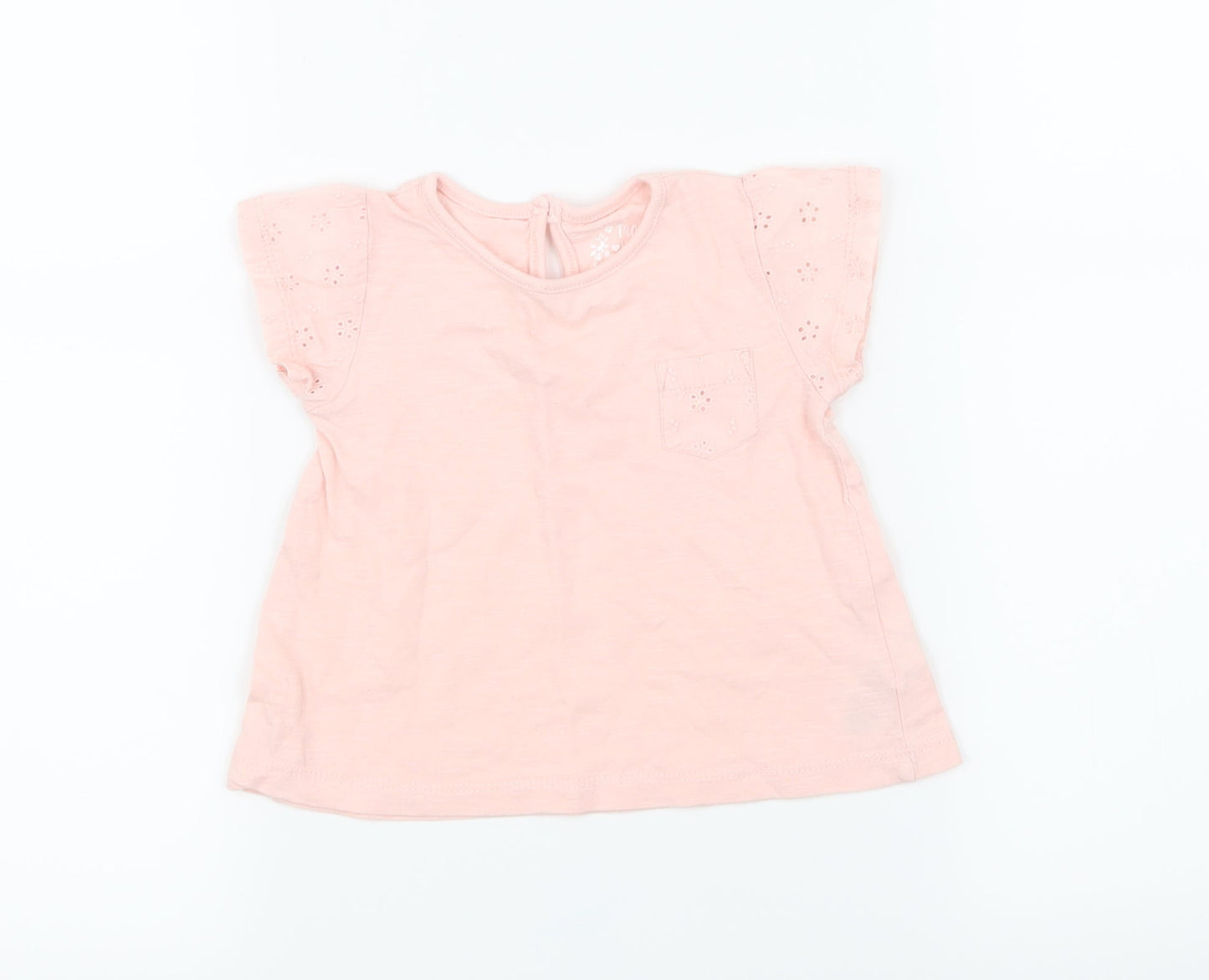 Young Dimension Girls Pink   Basic T-Shirt Size 9-12 Months