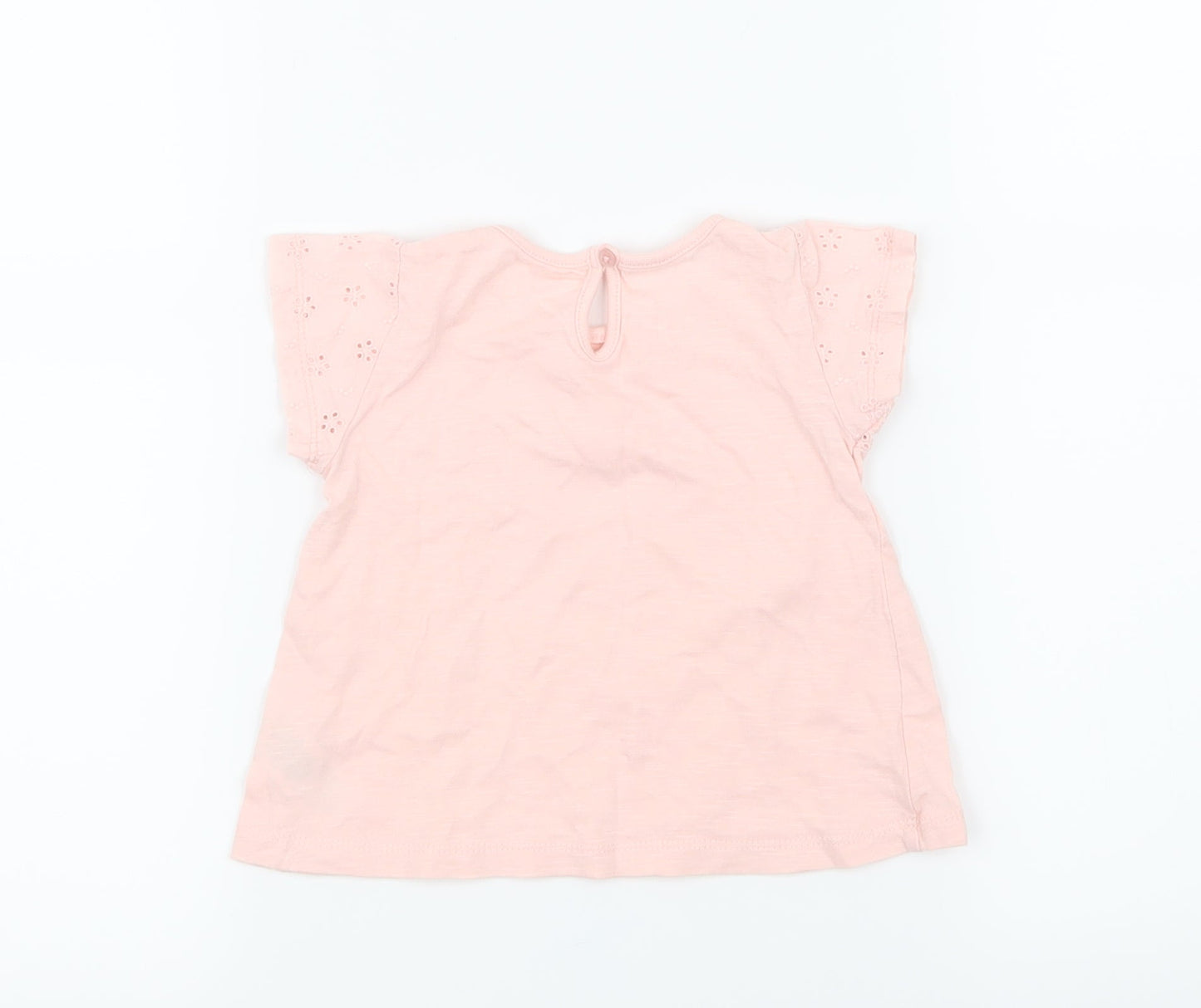 Young Dimension Girls Pink   Basic T-Shirt Size 9-12 Months
