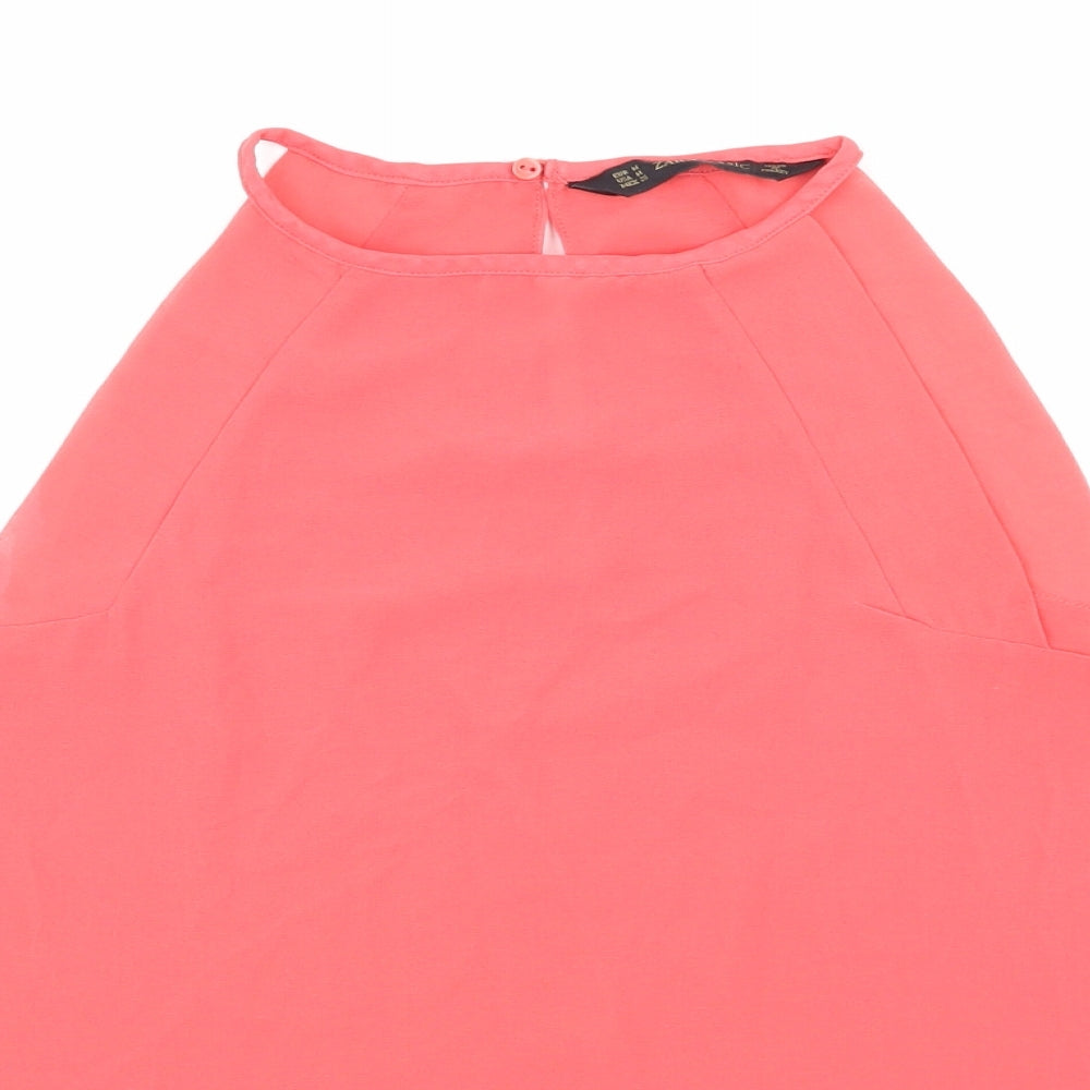 Zara Womens Pink   Basic Tank Size M