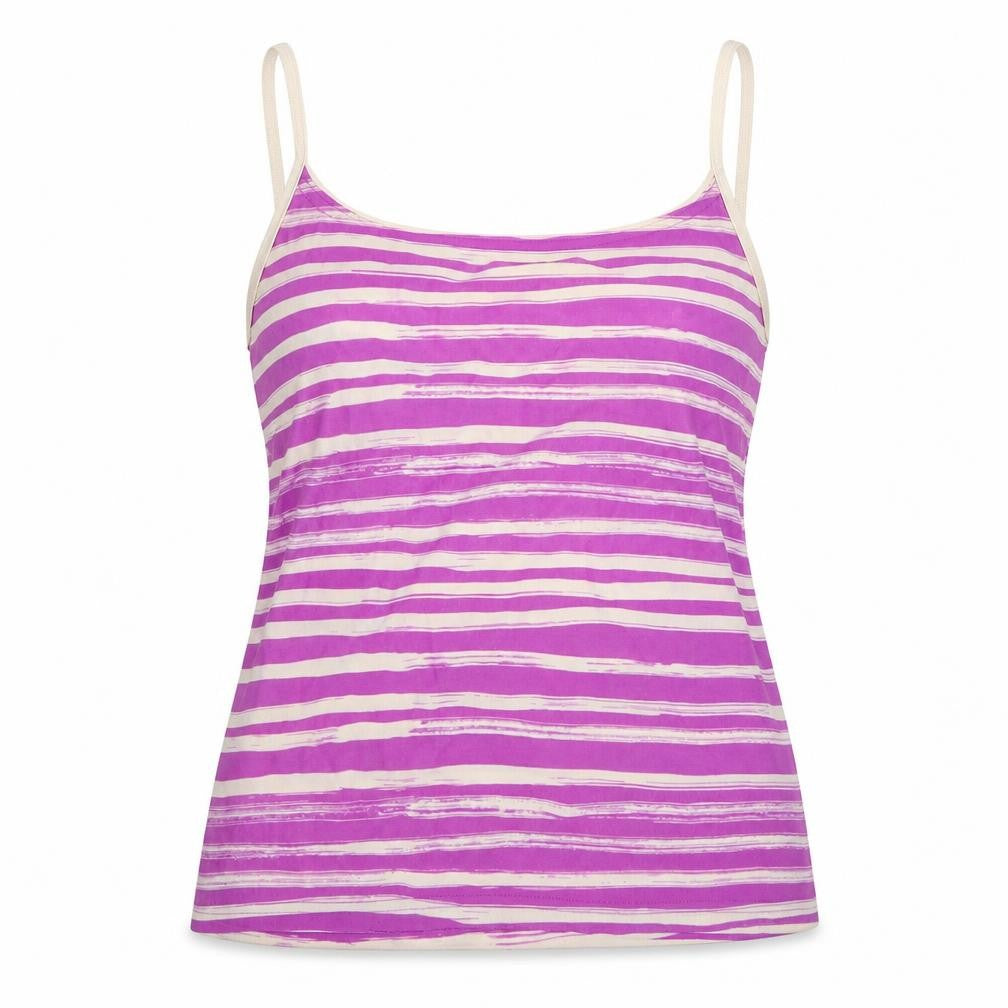 Marks & Spencer Womens Purple Striped  Basic Tank Size 12