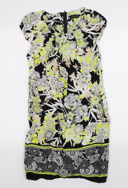 Additional front view of Dorothy Perkins women’s multicoloured floral bodycon, size UK 10