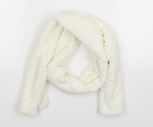 Preworn Womens White    Scarf