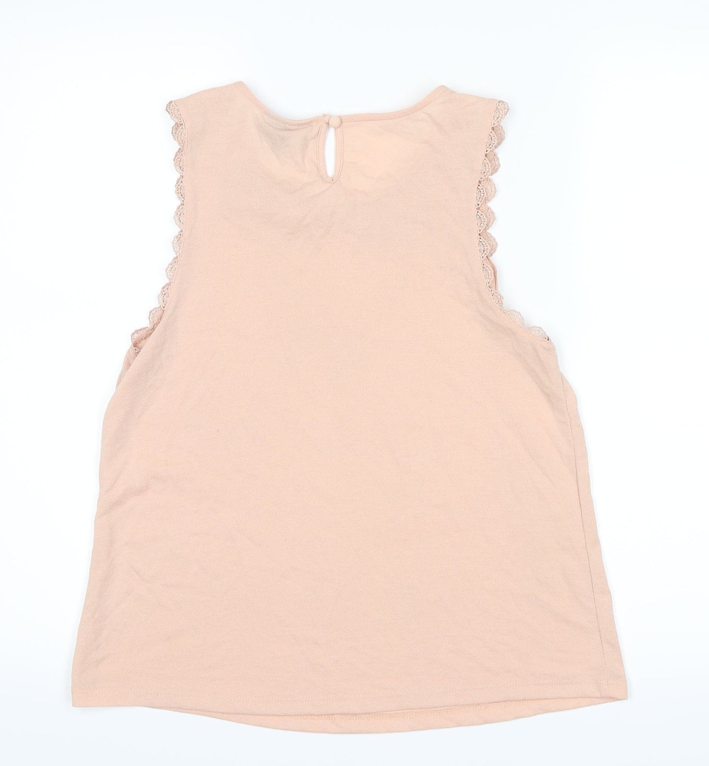 Topshop Womens Beige   Basic Blouse Size 10