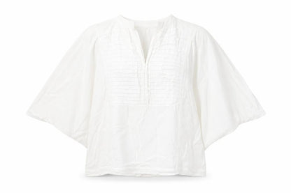 Front view of Warehouse women’s white basic t-shirt, size UK 12