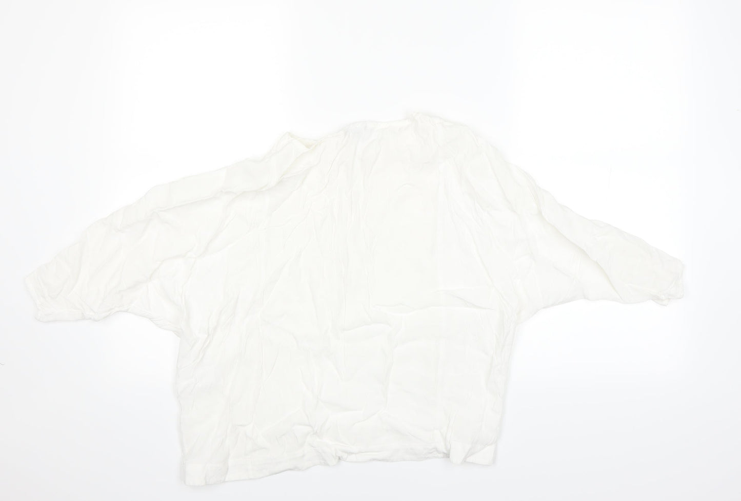 Warehouse Womens White   Basic T-Shirt Size 12