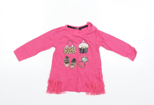 Julian MacDonald  Pink   Basic T-Shirt Size 12-18 Months