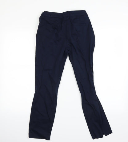 Back view of Atmosphere women’s blue trousers, size UK 8, 20-inch leg