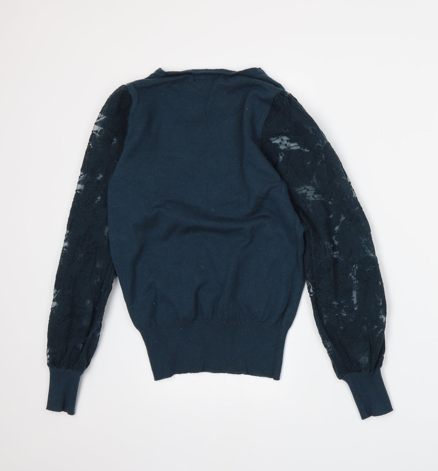 F&F Womens Blue  Knit Pullover Jumper Size 6
