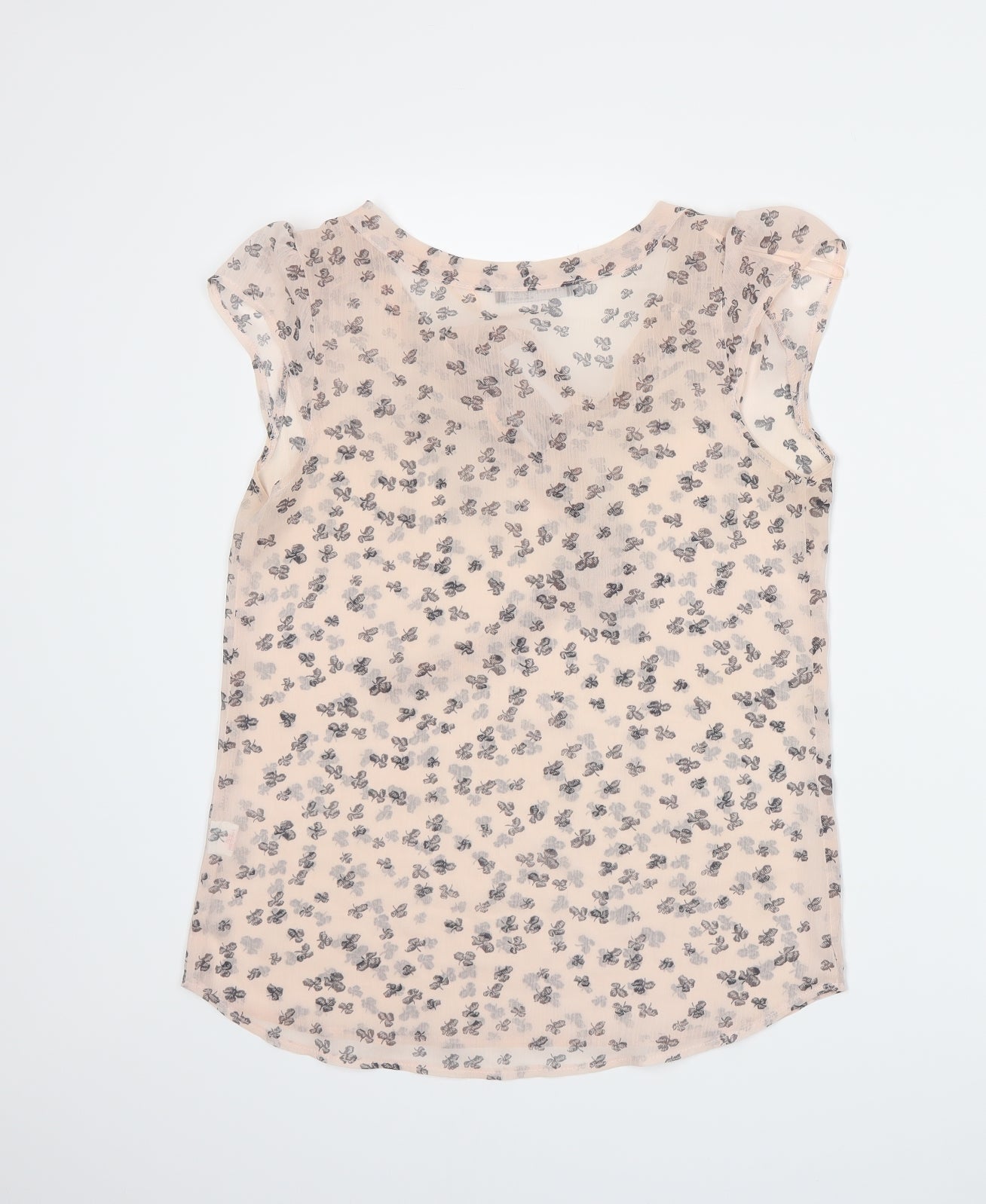 Atmosphere Womens Pink Floral  Basic Blouse Size 10