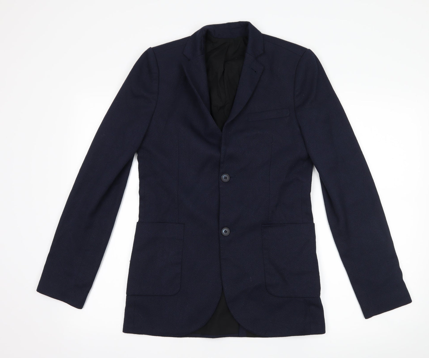 Topman Mens Blue   Jacket Suit Jacket Size 34