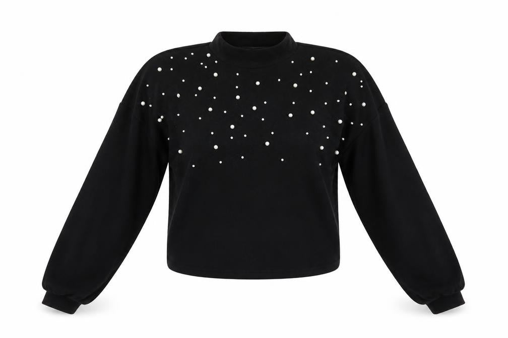 H&M Womens Black   Pullover Jumper Size M