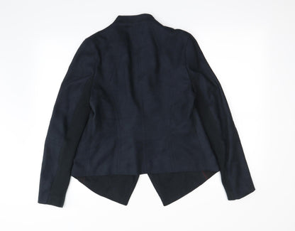 Back view of Next women’s blue jacket, size UK 10