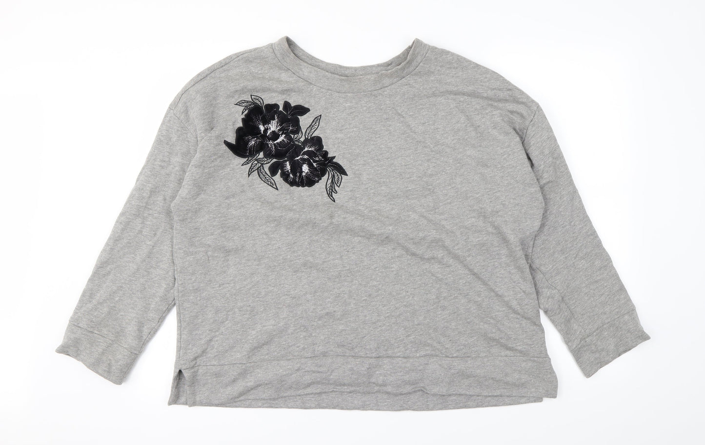 M&S  Womens Grey   Pullover Jumper Size 18