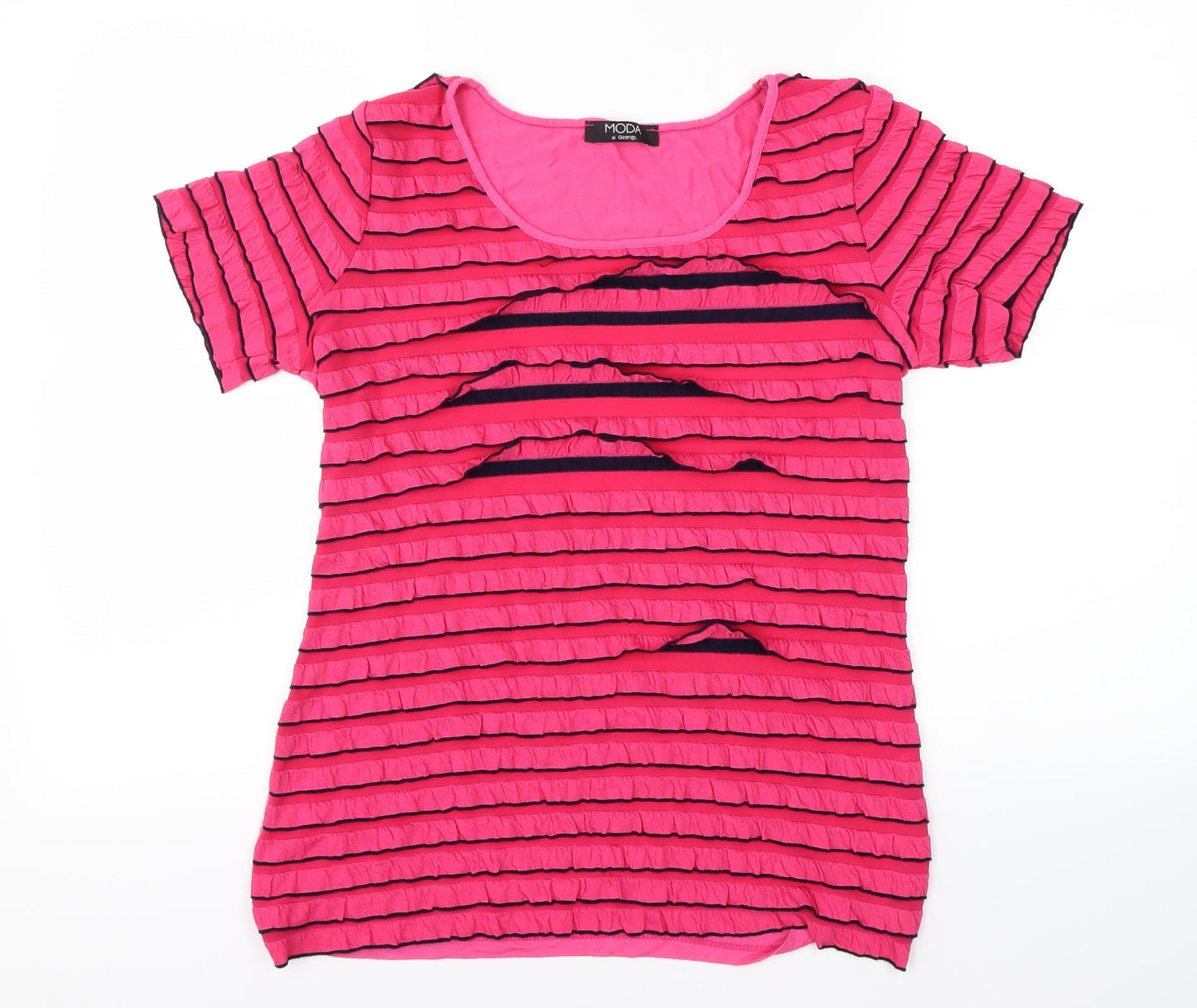Moda Womens Pink   Basic T-Shirt Size 12