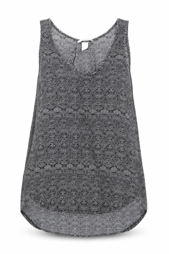 H&M Womens Black Geometric  Basic Tank Size S