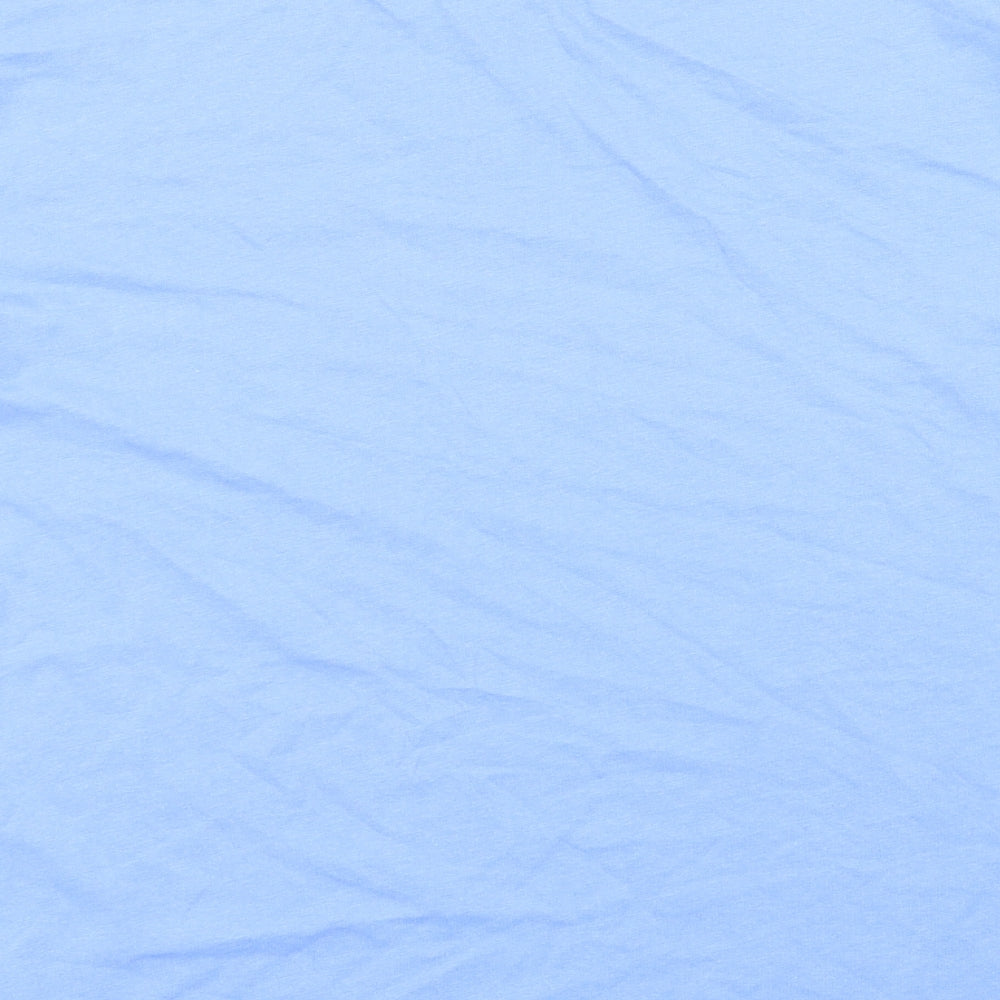 Anne De Lancay Womens Blue   Basic T-Shirt Size 14