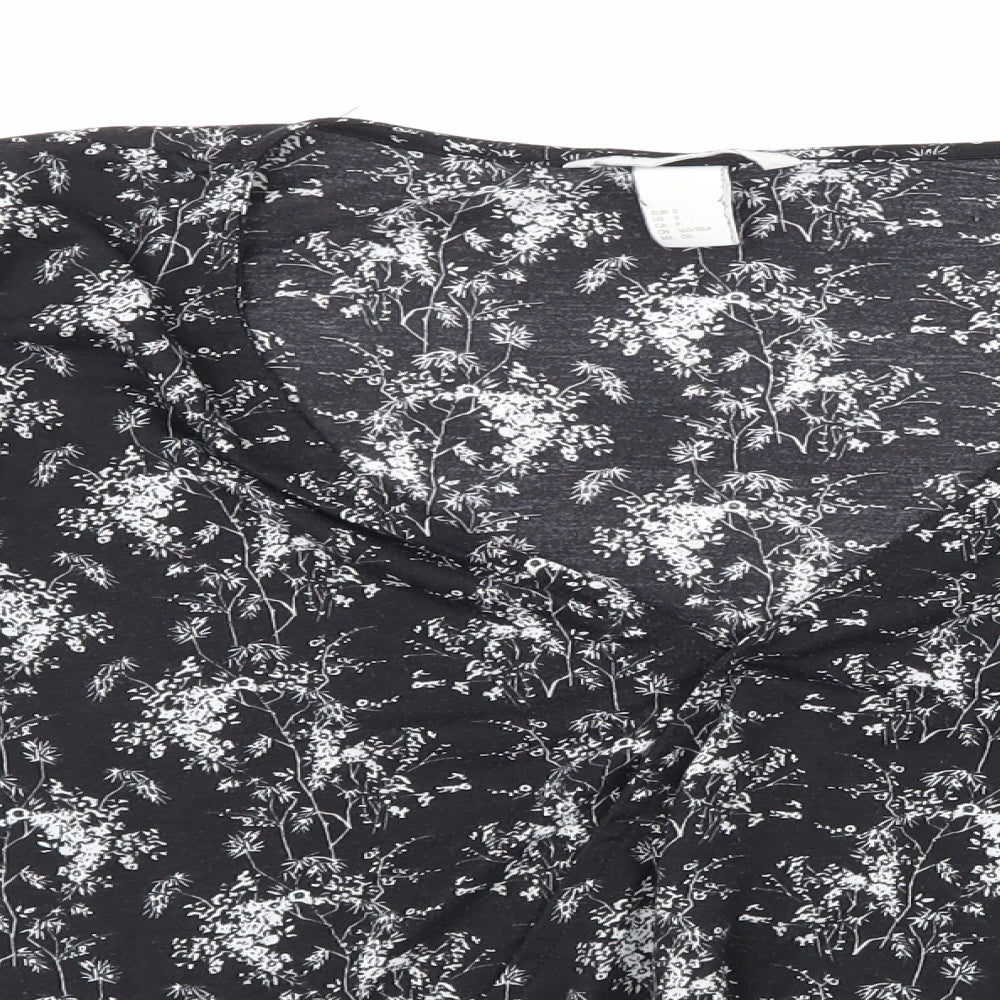 H&M Womens Black   Basic T-Shirt Size S