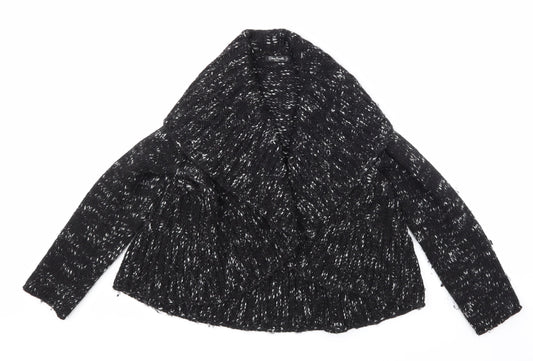 Shima Novelli Womens Black  Knit Cardigan Jumper Size 14