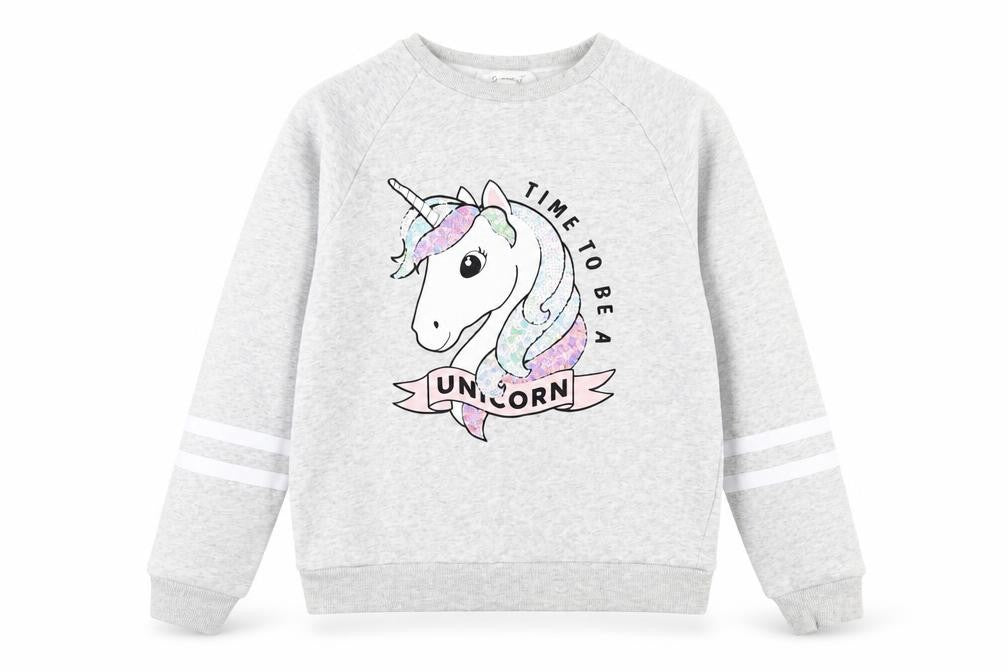 H&M Girls Grey    Sweatshirt Size 11-12 Years