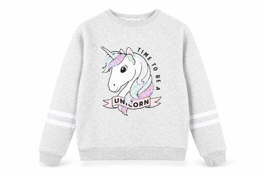 H&M Girls Grey    Sweatshirt Size 11-12 Years