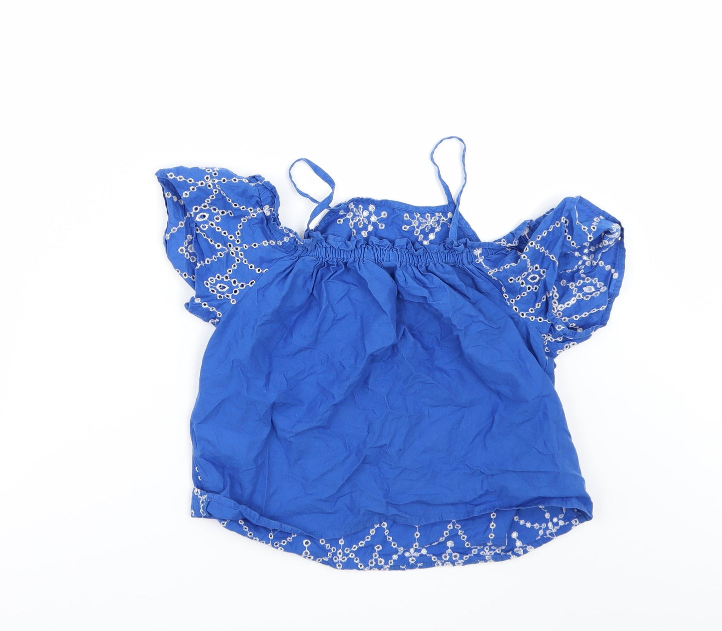 New Look Girls Blue   Basic Blouse Size 11 Years