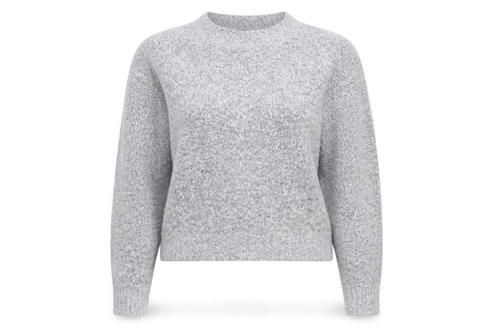 H&M Womens Grey  Knit Pullover Jumper Size M