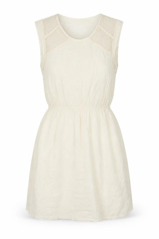 Kilibbi Womens Ivory   Skater Dress  Size M