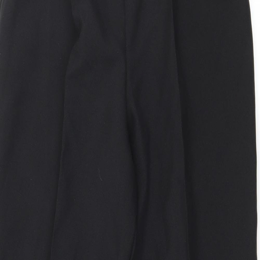 Preworn Womens Black   Trousers  Size 12 L26 in