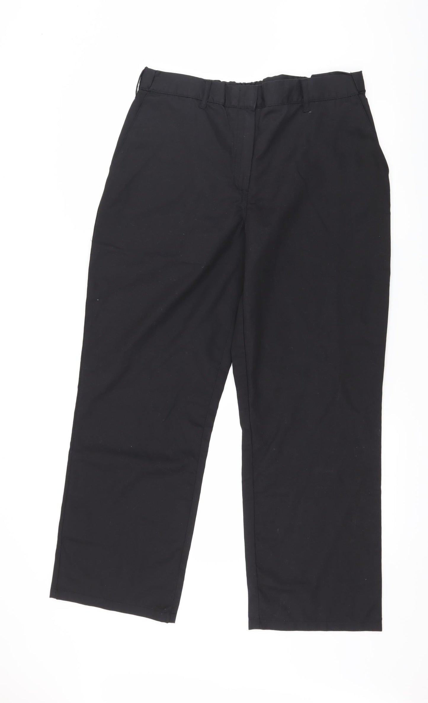 Preworn Womens Black   Trousers  Size 14 L29 in