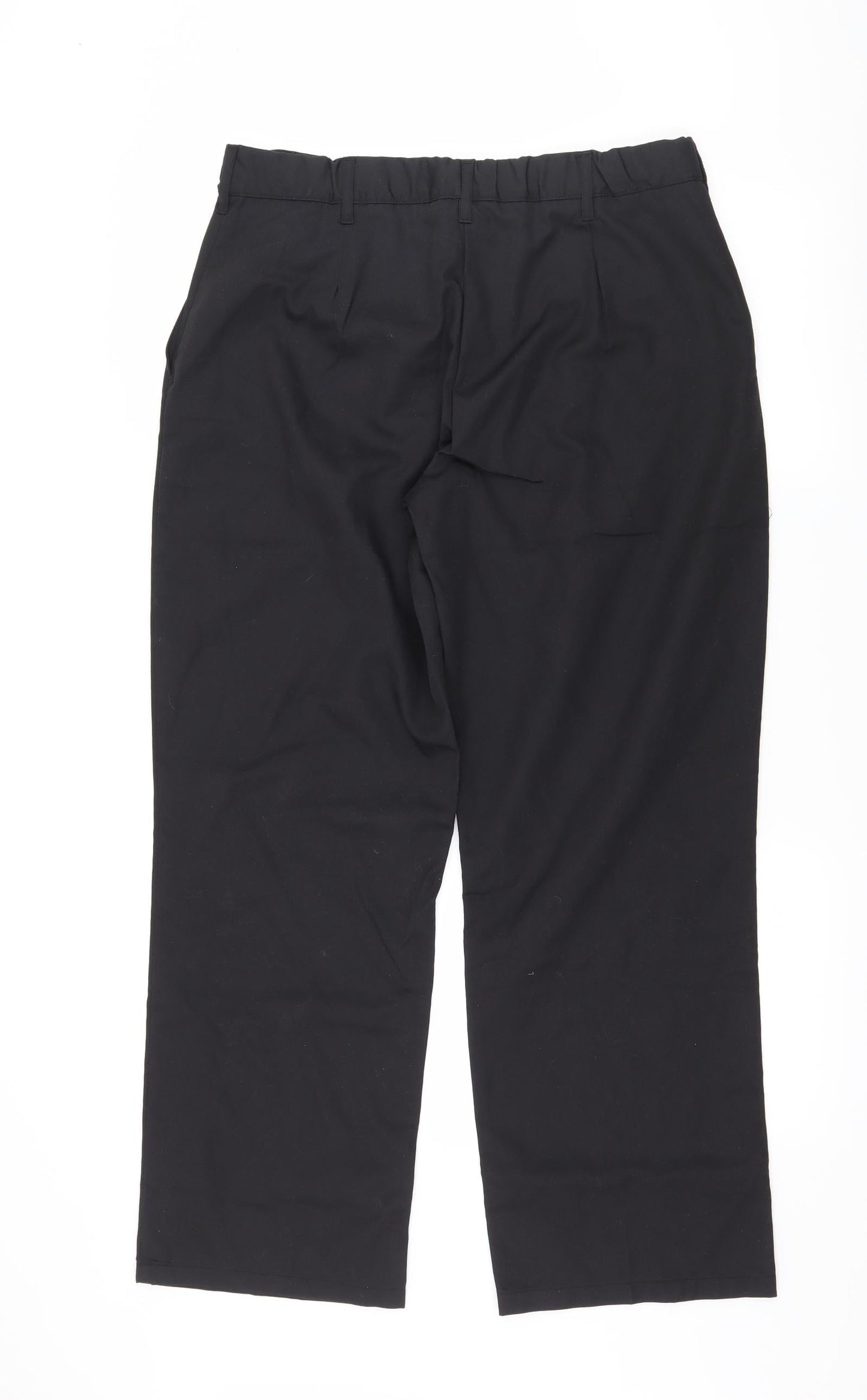 Preworn Womens Black   Trousers  Size 14 L29 in