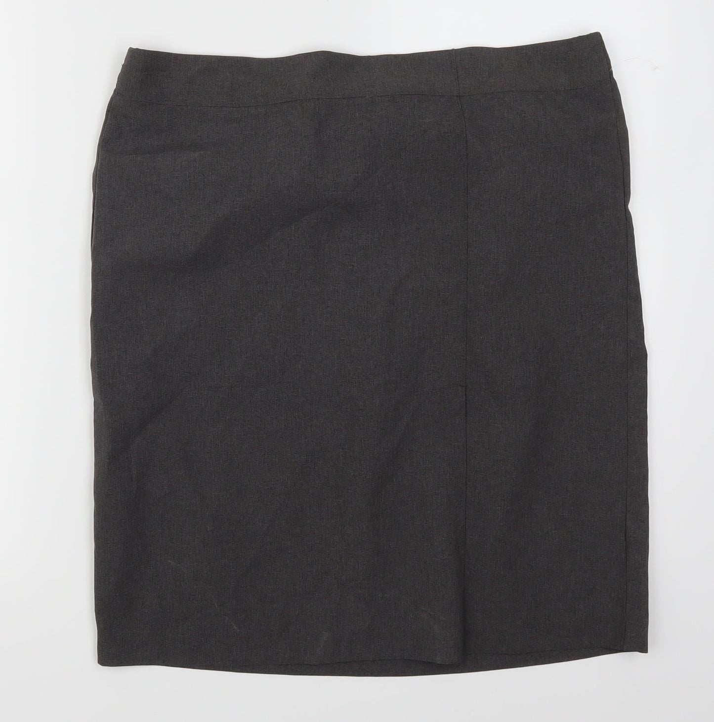 Preworn Womens Grey   Straight & Pencil Skirt Size 34 in