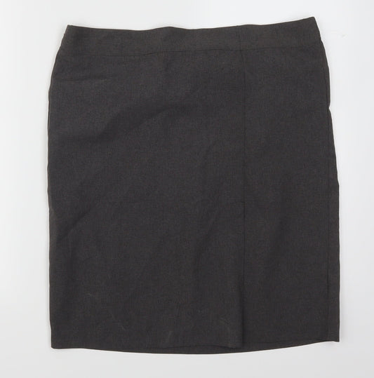 Preworn Womens Grey   Straight & Pencil Skirt Size 34 in