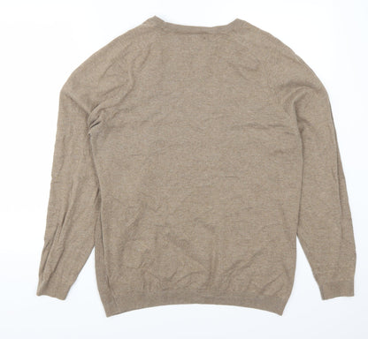 Back view of Next men’s brown jumper, size M