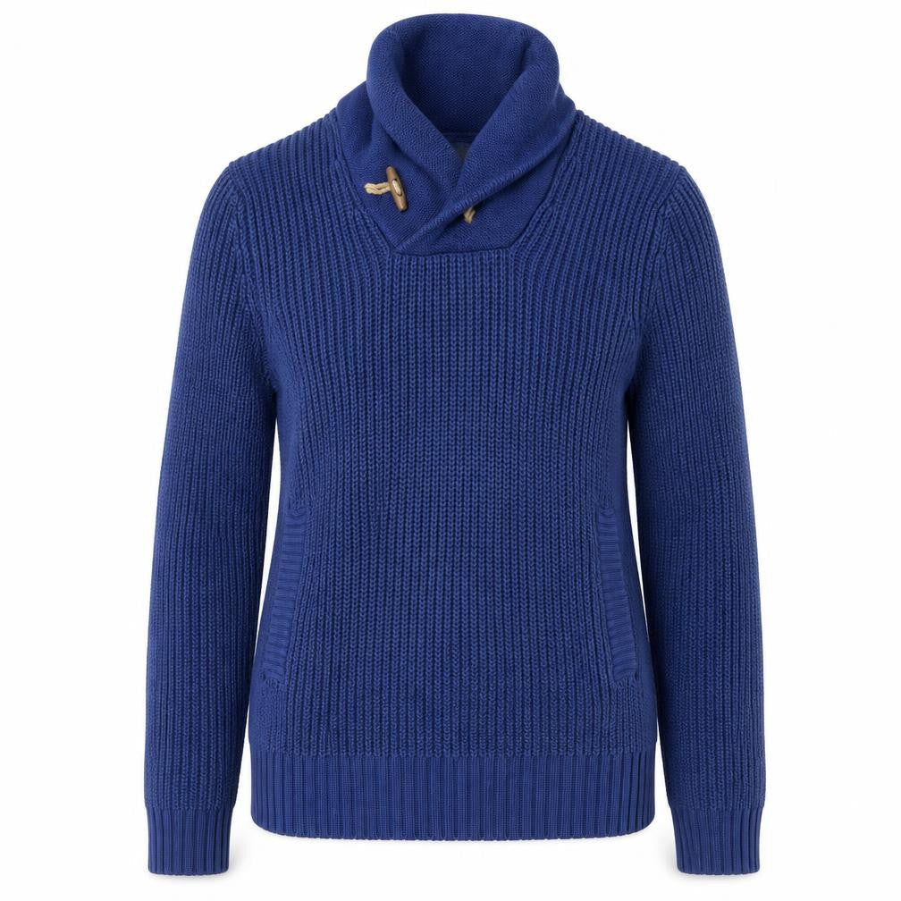 H&M Womens Blue  Knit Pullover Jumper Size S