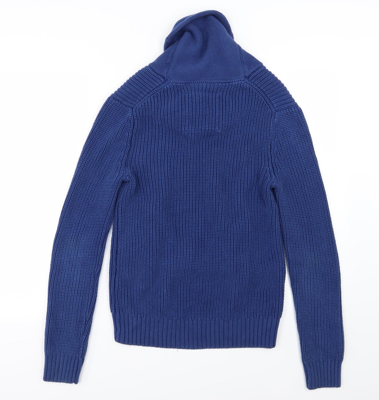 H&M Womens Blue  Knit Pullover Jumper Size S