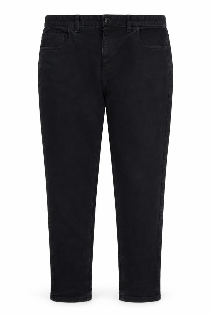 NEXT Womens Black  Denim Tapered Jeans Size 34 L31 in