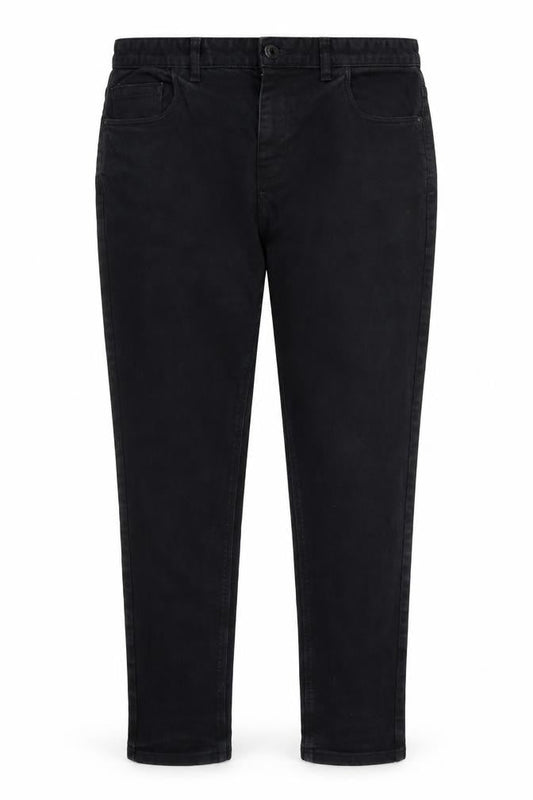 NEXT Womens Black  Denim Tapered Jeans Size 34 L31 in