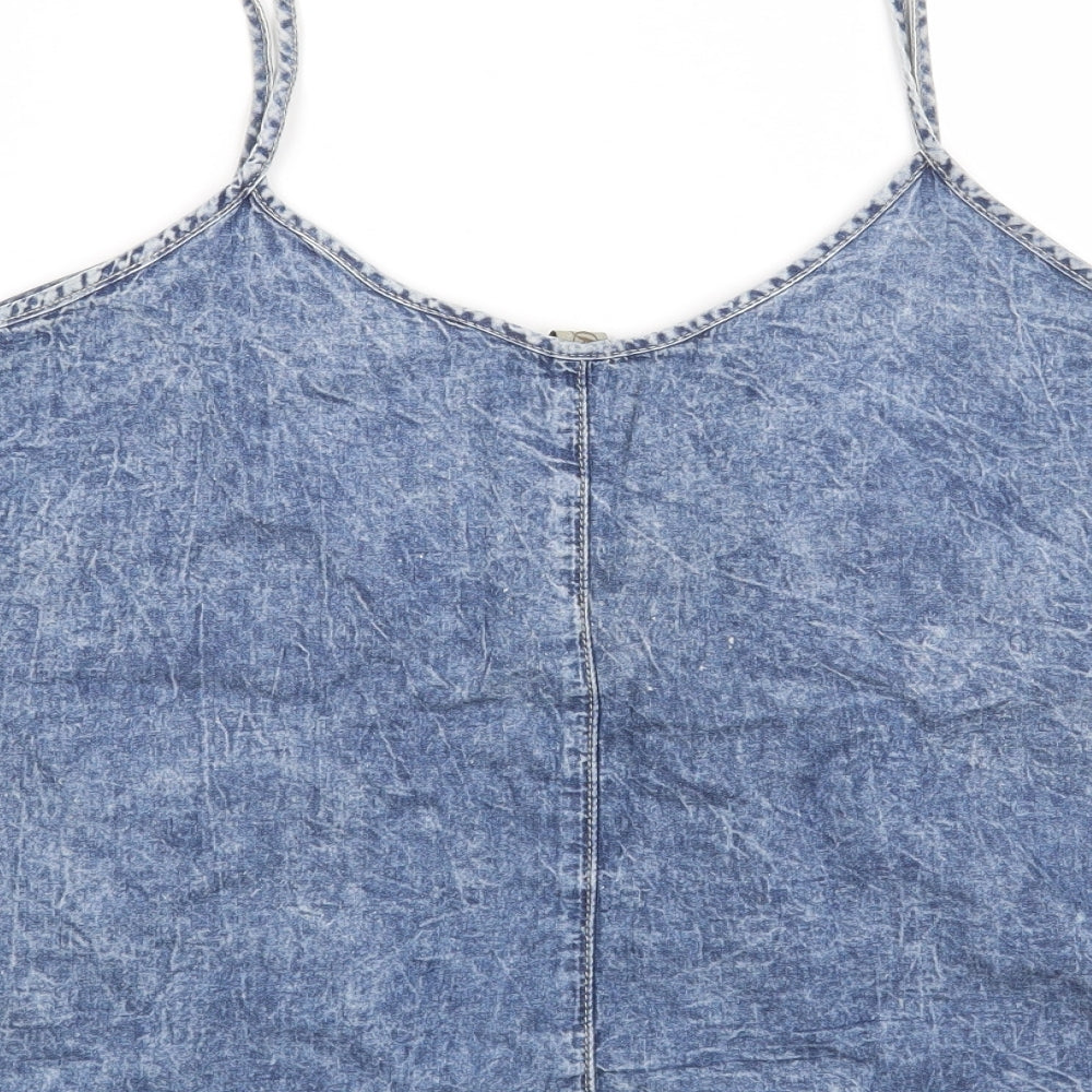 DENIM CO Womens Blue   Basic Blouse Size 14