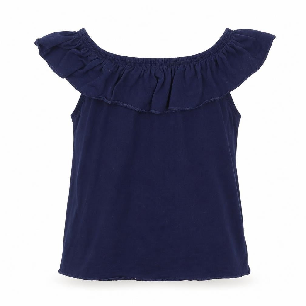 H&M Girls Blue   Basic Blouse Size 6 Years