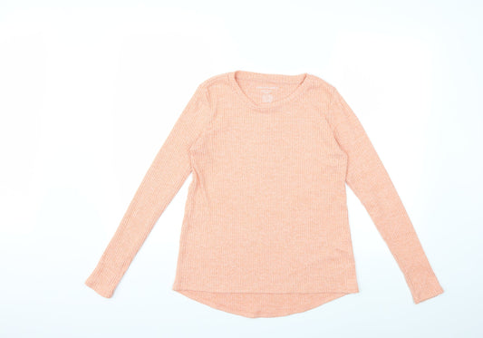 American Eagle Outfitters Womens Orange  Knit Pullover Jumper Size XS
