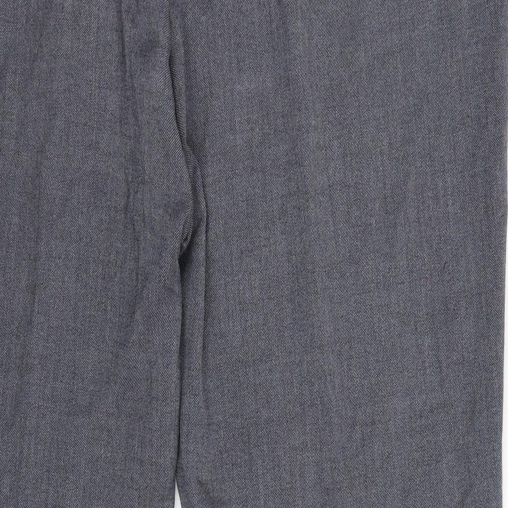 Marks and Spencer Womens Grey   Trousers  Size 18 L29 in