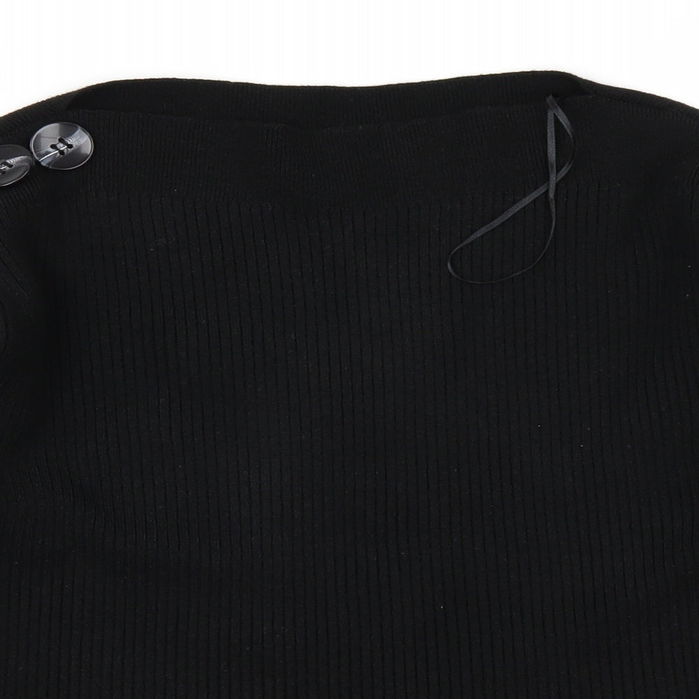 River Island Womens Black   Pullover Jumper Size XS