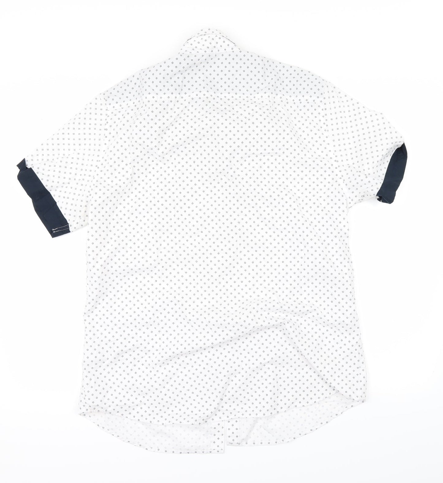 New Look Mens White    Button-Up Size L