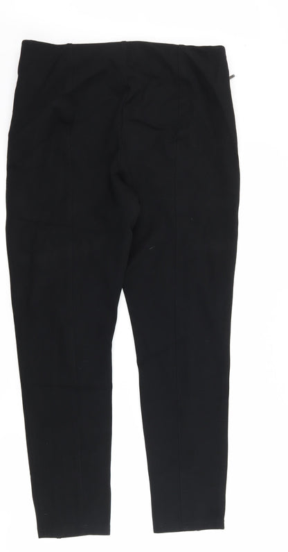 Back view of Dash women’s black trousers, size UK 34, 27-inch leg