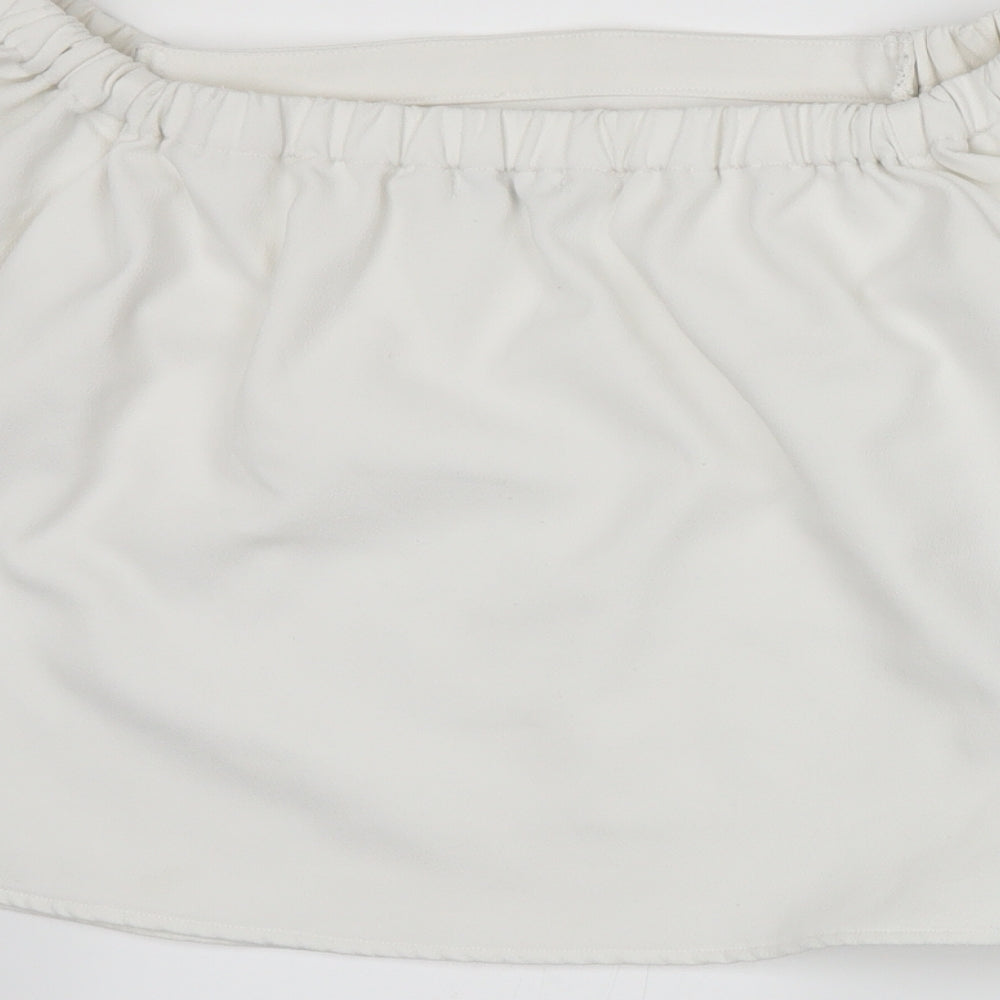 Glamorous Womens White   Basic T-Shirt Size S