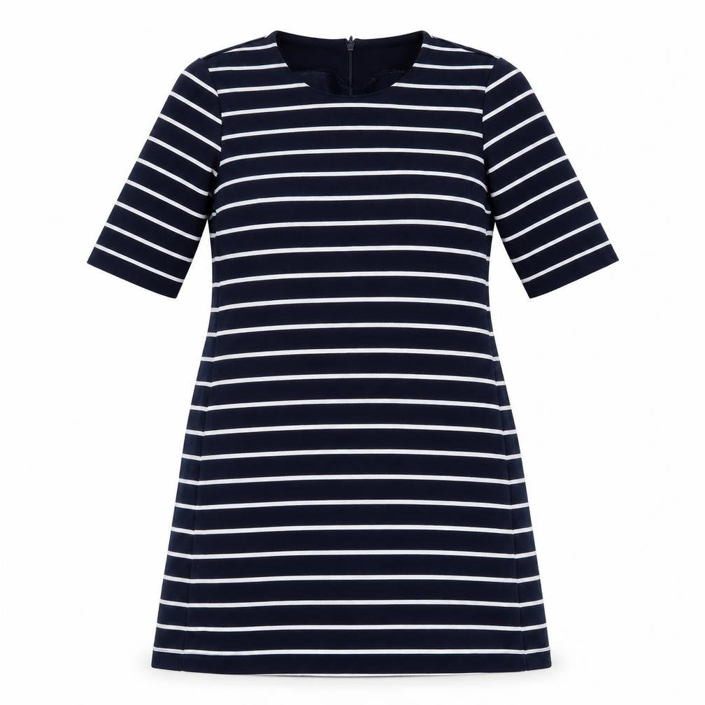 H&M Womens Blue Striped  A-Line  Size S