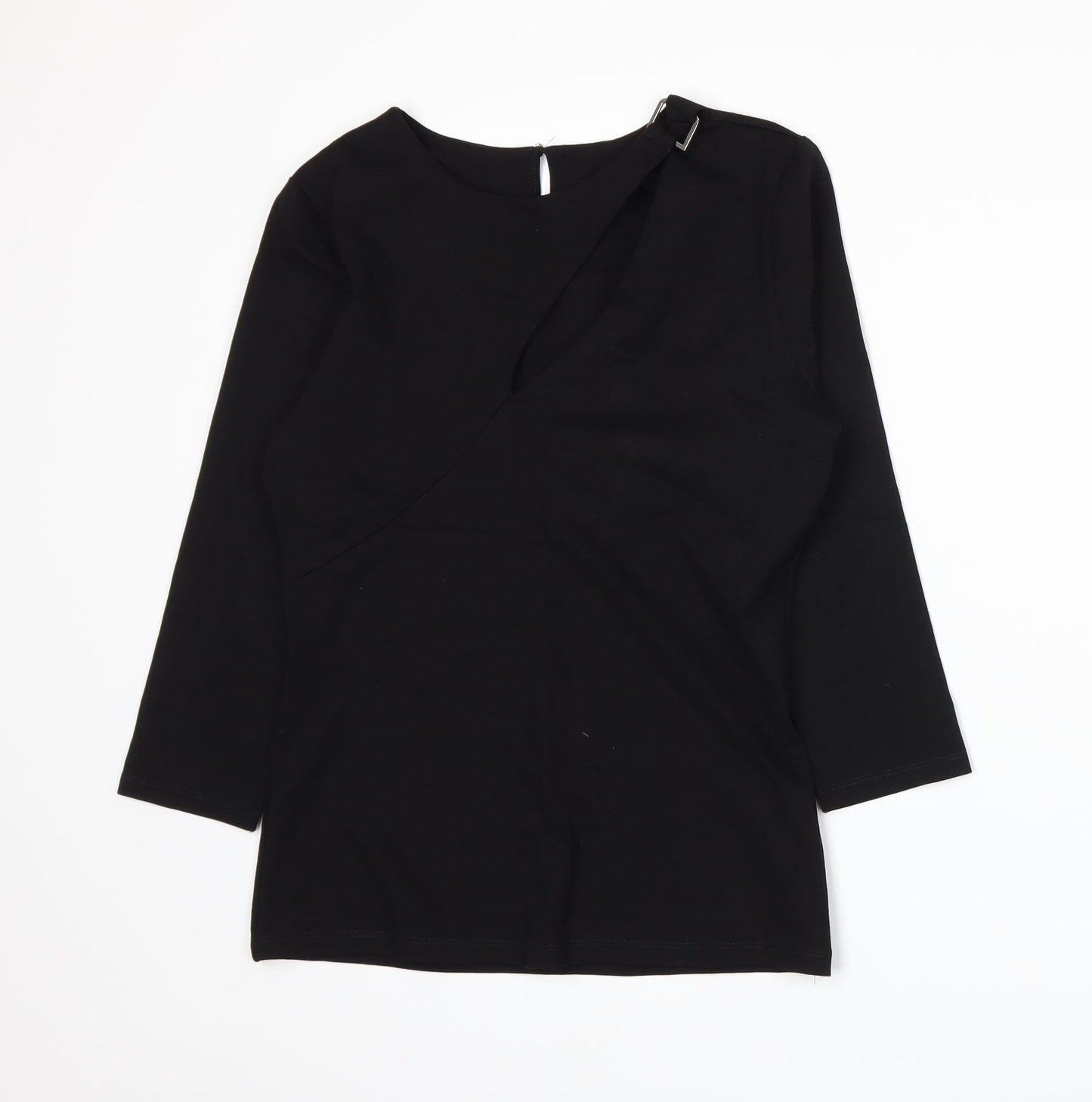 Julien Macdonald Womens Black   Basic T-Shirt Size 12