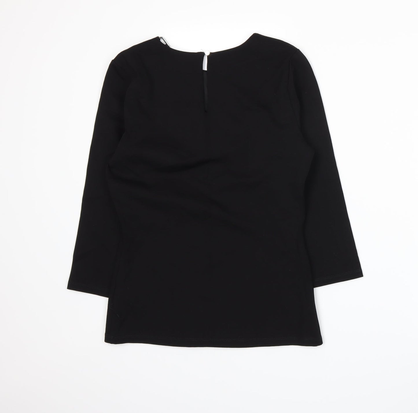 Julien Macdonald Womens Black   Basic T-Shirt Size 12